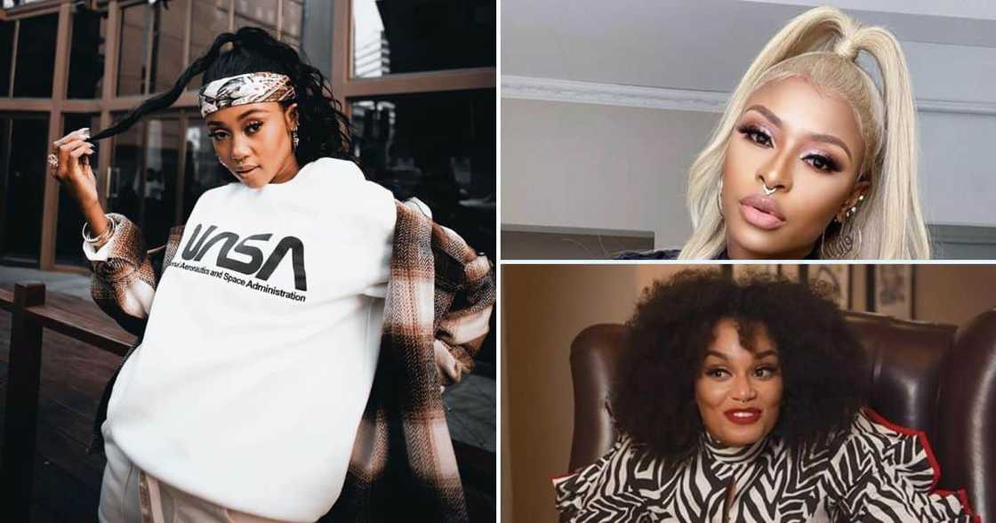 Moozlie partied with DJ Zinhle without Pearl Thusi Moozlie partied with DJ Zinhle without Pearl Thusi