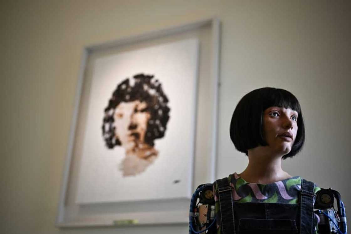 The London Design Biennale features works by the ultra-realistic AI robot called Ai-Da The London Design Biennale features works by the ultra-realistic AI robot called Ai-Da
