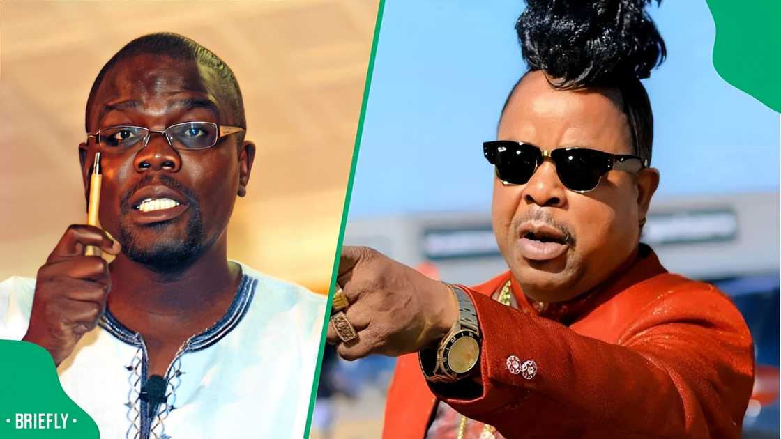 Papa Penny has hit back at Prince Mashele. Papa Penny has hit back at Prince Mashele.