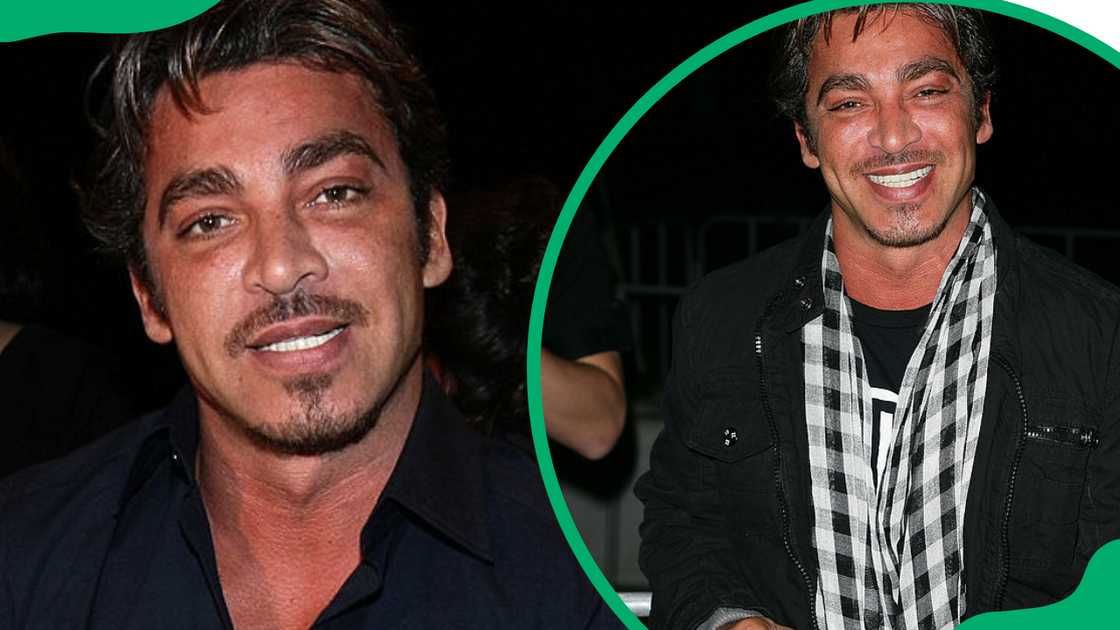 John Ibrahim at the Overseas Passenger Terminal in 2010 (L). The businessman at the Sydney Opera House in 2010 (R)