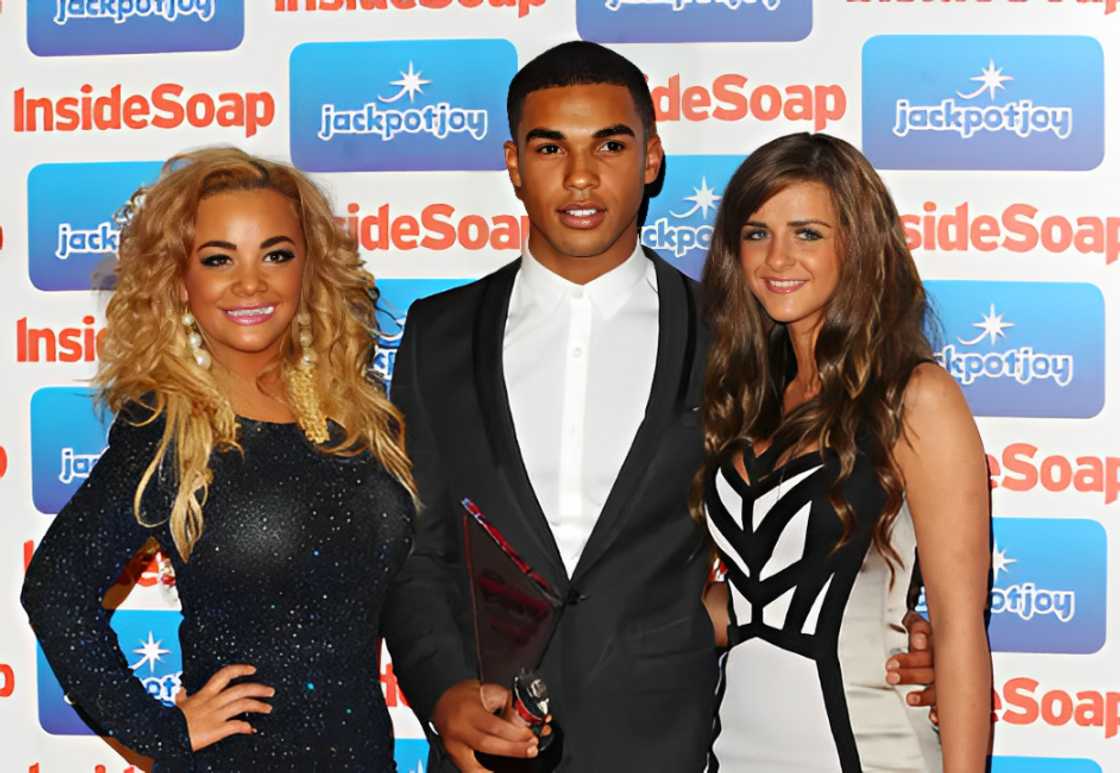 Chelsee Healey, Lucien Laviscount and Rebecca Ryan