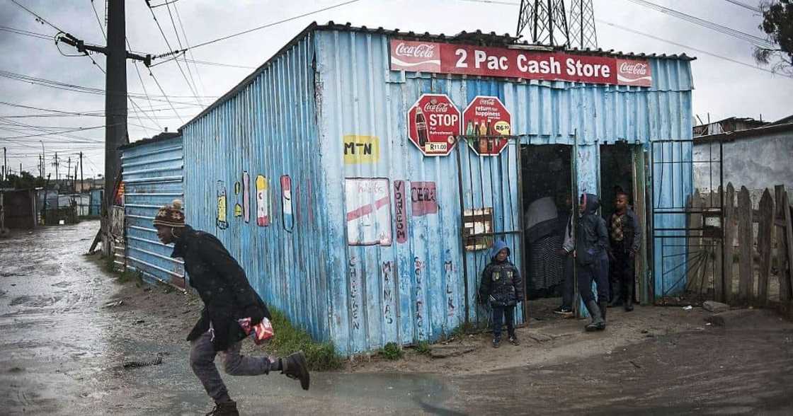 Foreign owned spaza shops looted Foreign owned spaza shops looted