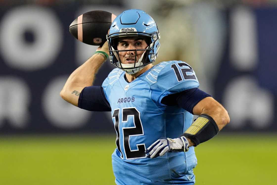 Chad Kelly during the game against the Hamilton Tiger-Cats