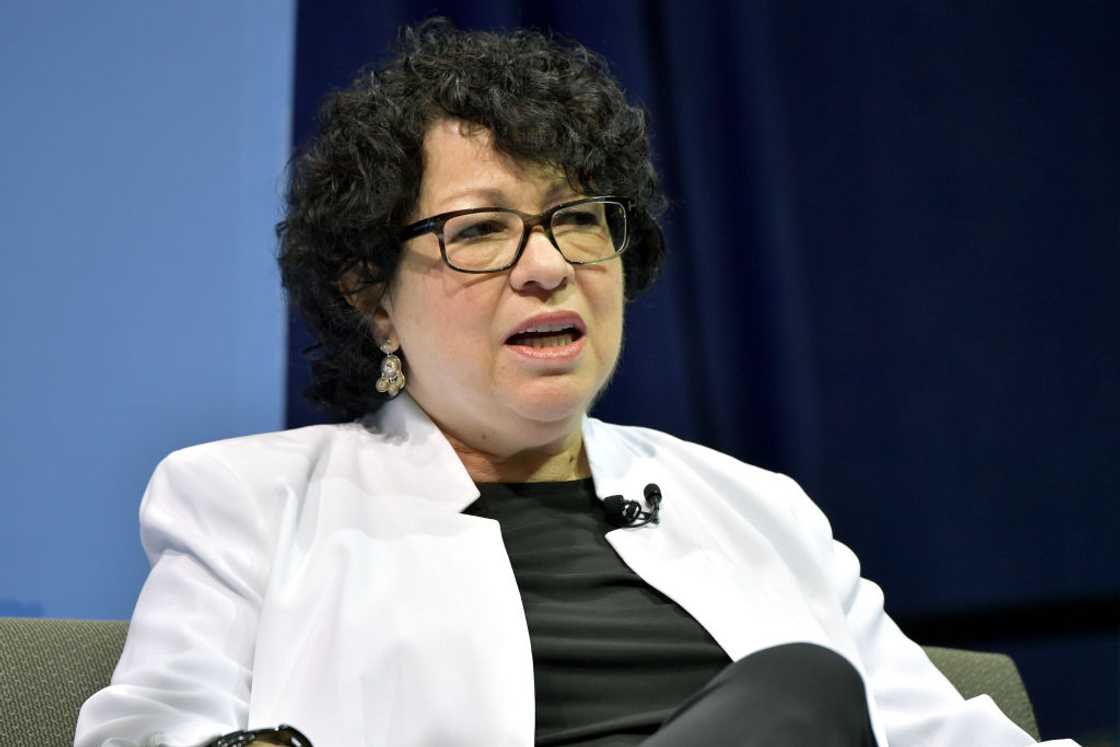 Sonia Sotomayor in Boston, Massachusetts.