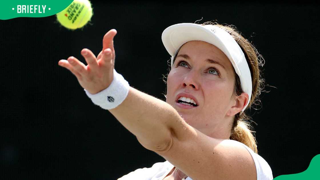 Danielle Collins during the 2025 Credit One Charleston Open at Credit One Stadium Danielle Collins during the 2025 Credit One Charleston Open at Credit One Stadium