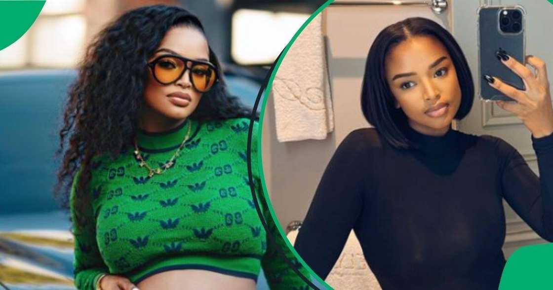 Ayanda Thabethe shows off royal blue Rolls Royce Ayanda Thabethe shows off royal blue Rolls Royce
