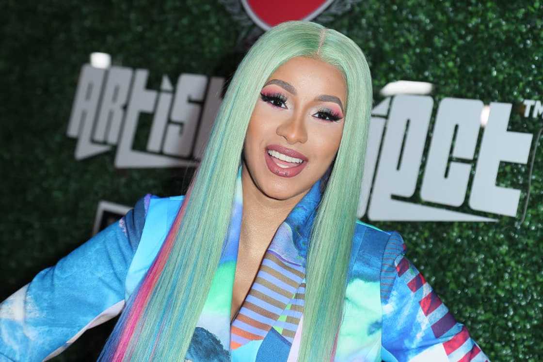 Cardi B in West Hollywood, California. Cardi B in West Hollywood, California.