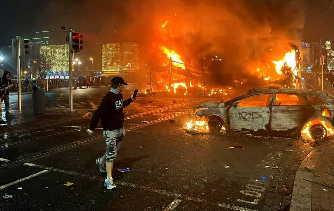 The November 23 riots were the worst seen in Dublin in decades The November 23 riots were the worst seen in Dublin in decades