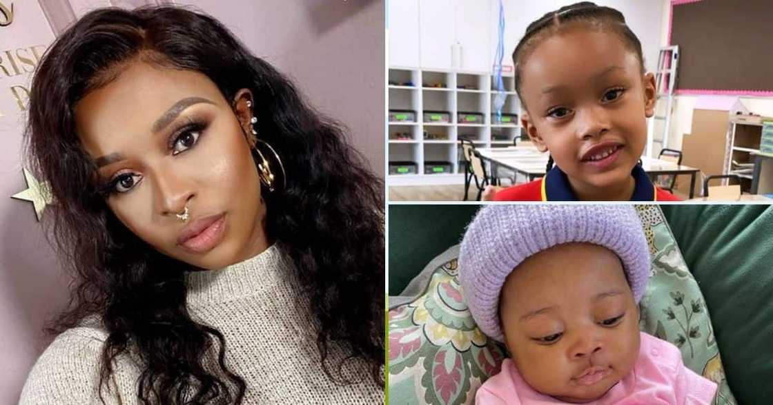 DJ Zinhle, adorable pics, mom, Kairo, Asante, Mother’s Day DJ Zinhle, adorable pics, mom, Kairo, Asante, Mother’s Day