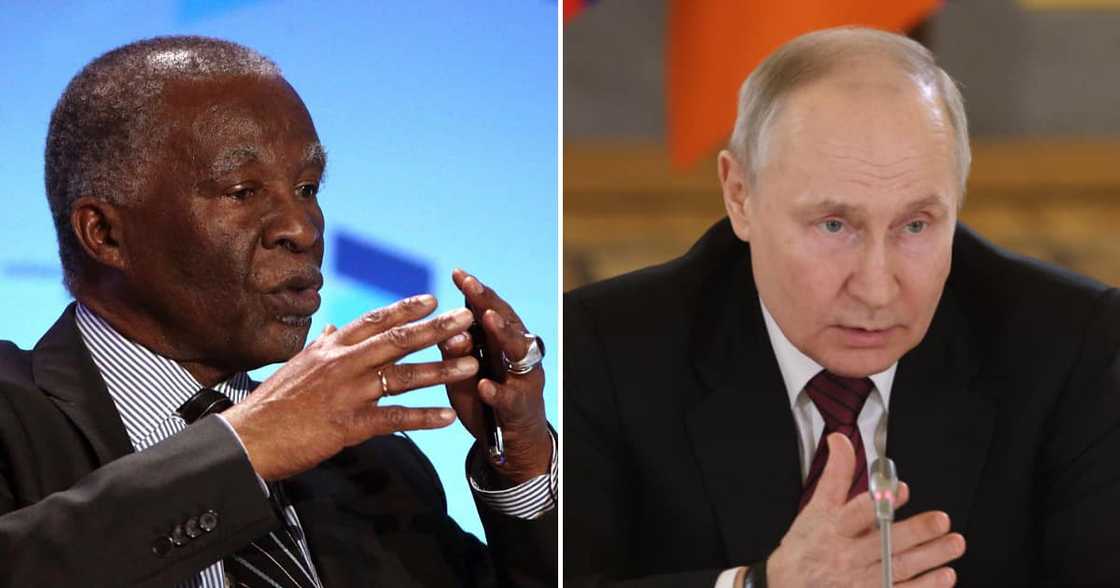 Thabo Mbeki speaks on SA's dilemma regarding Vladimir Putin's arrest warrant Thabo Mbeki speaks on SA's dilemma regarding Vladimir Putin's arrest warrant