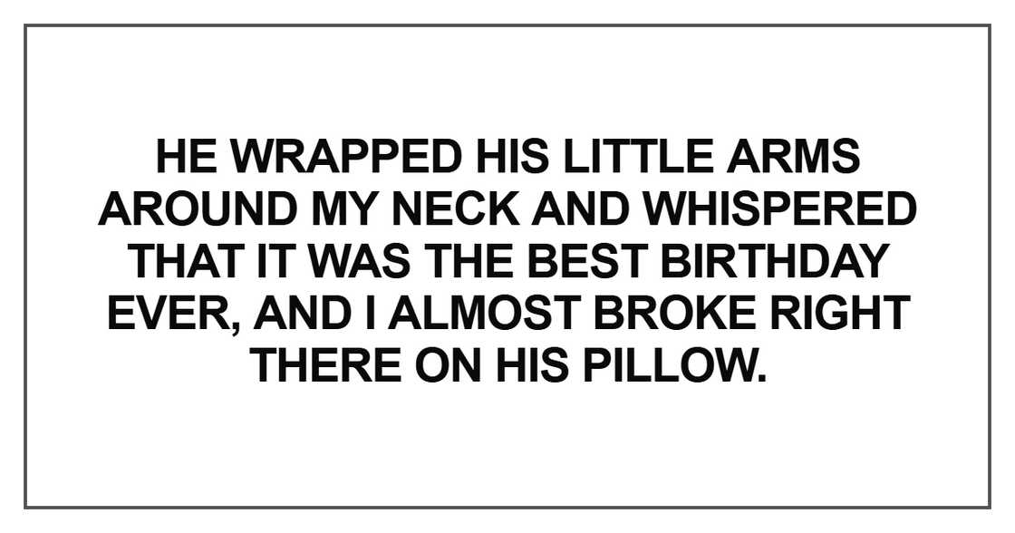 He wrapped his little arms He wrapped his little arms