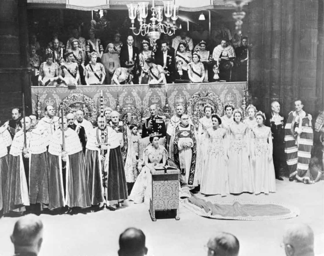 She was crowned at the abbey on June 2, 1953, more than a year after becoming queen She was crowned at the abbey on June 2, 1953, more than a year after becoming queen