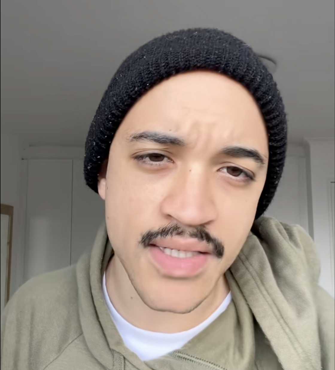 A TikTok image of a South African content creator A TikTok image of a South African content creator