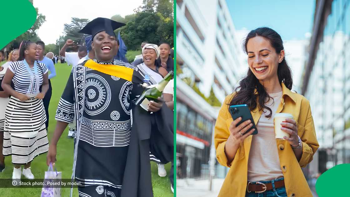 Netizens were happy to see graduates dressed in their traditional Xhosa attire.