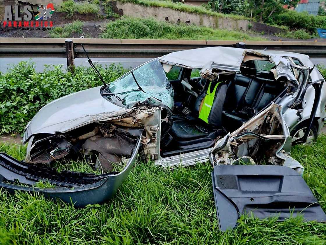 The accident on the N2 South Bound.