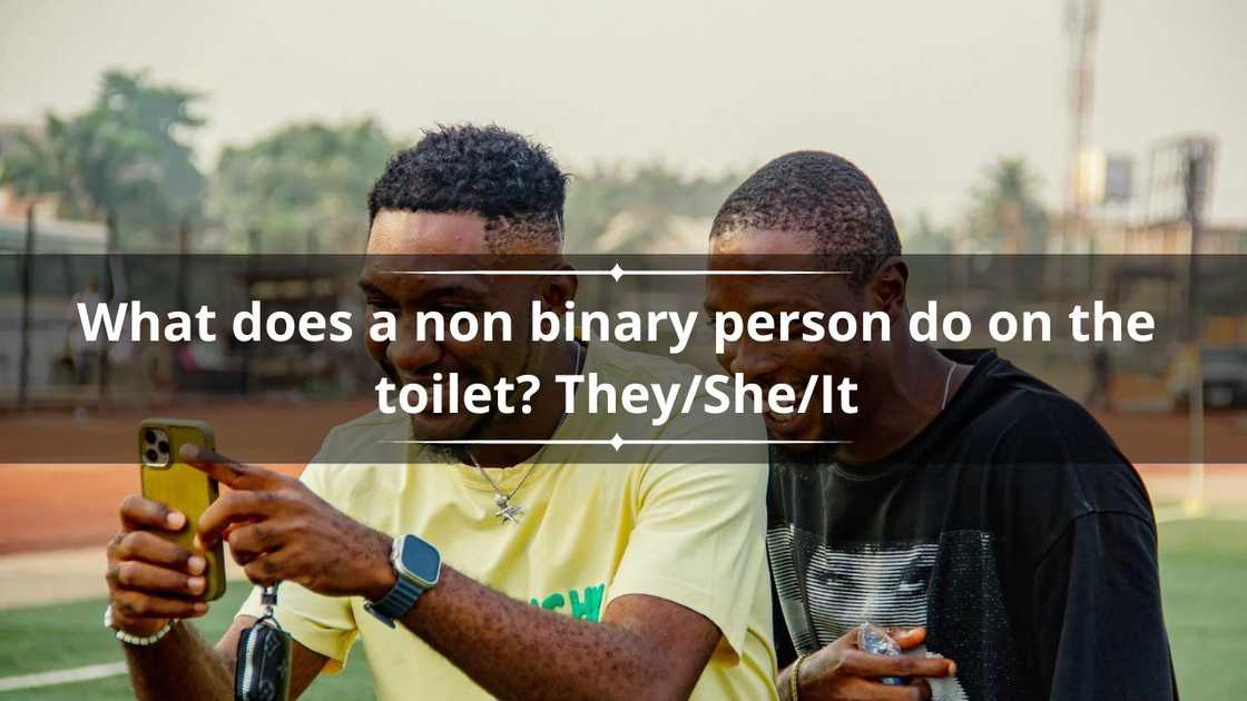 Two men cracking up at a joke on their phone Two men cracking up at a joke on their phone