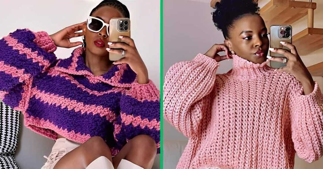 Crochet guru stuns the internet with video of her creating an outfit