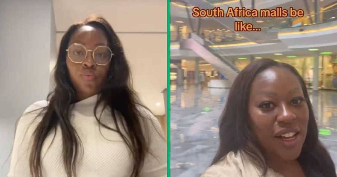 An American woman was impressed by Fourways Mall An American woman was impressed by Fourways Mall