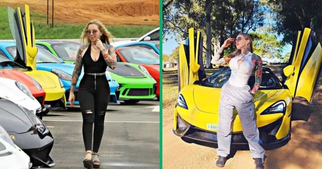 'The Real Housewives of Durban' star, Jojo Robinson, is known for her collection of luxurious cars. 'The Real Housewives of Durban' star, Jojo Robinson, is known for her collection of luxurious cars.