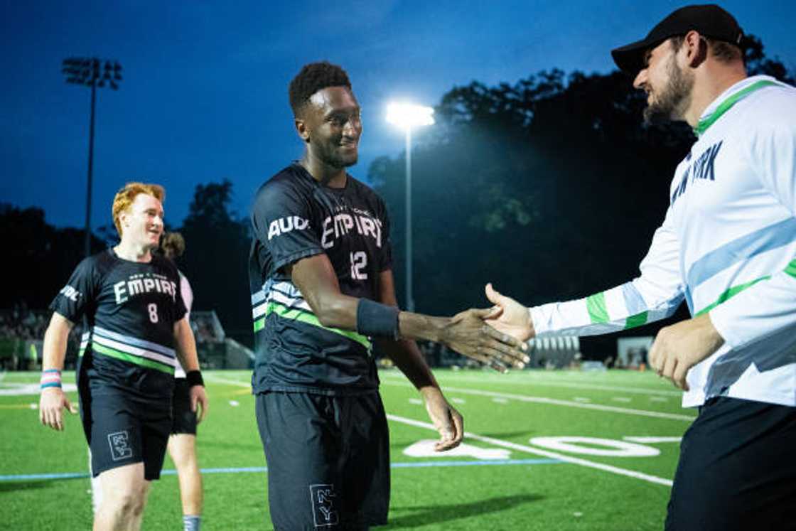 Marques Brownlee at Joseph F. Fosina Field in New Rochelle