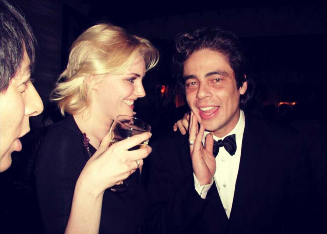 Sophie Dahl and Benicio del Toro