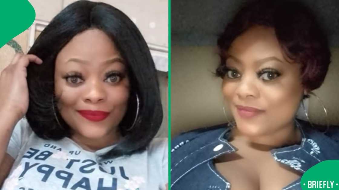 The visual on the left showed the woman who was behind bars The visual on the left showed the woman who was behind bars