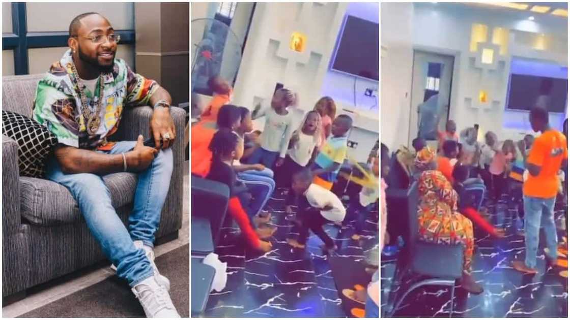 Children sing Davido’s Jowo song, artiste responds