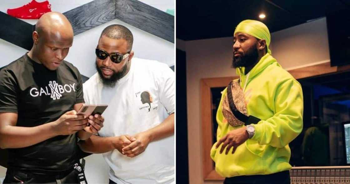 Cassper and Lekau, frienf offers encouraging words.