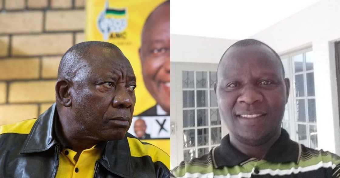 Cyril Ramaphosa, look-alike, Joel Chinyai, doppelgänger Cyril Ramaphosa, look-alike, Joel Chinyai, doppelgänger