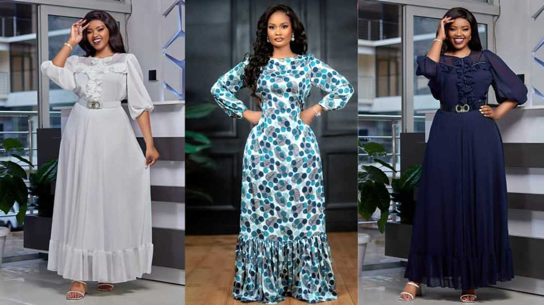 A-shape gown styles A-shape gown styles