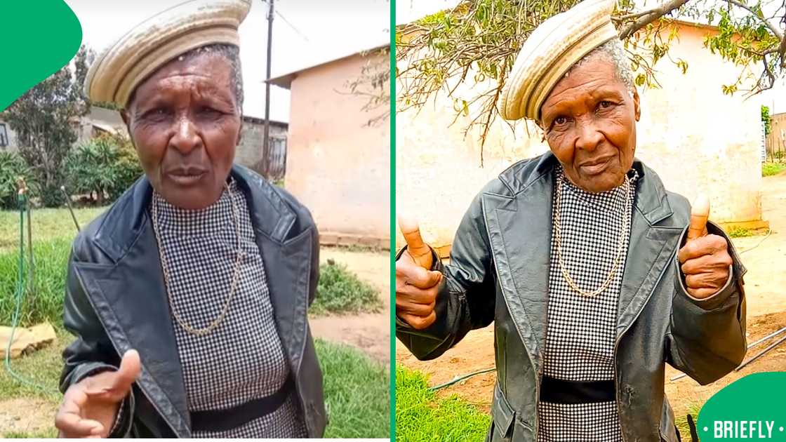 Mzansi was charmed by Gogo Sgebengu’s lively and funny take on the gumba dance challenge, which quickly went viral
