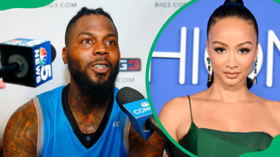 Deshawn Stevenson and Draya Michele Deshawn Stevenson and Draya Michele