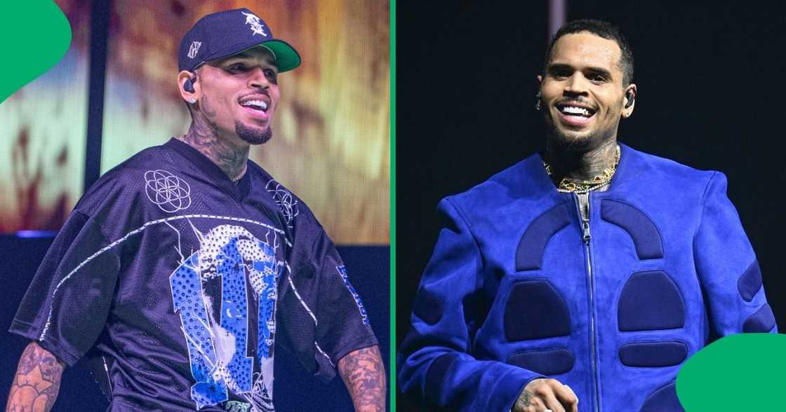 Chris Brown sent a message to his South African fans