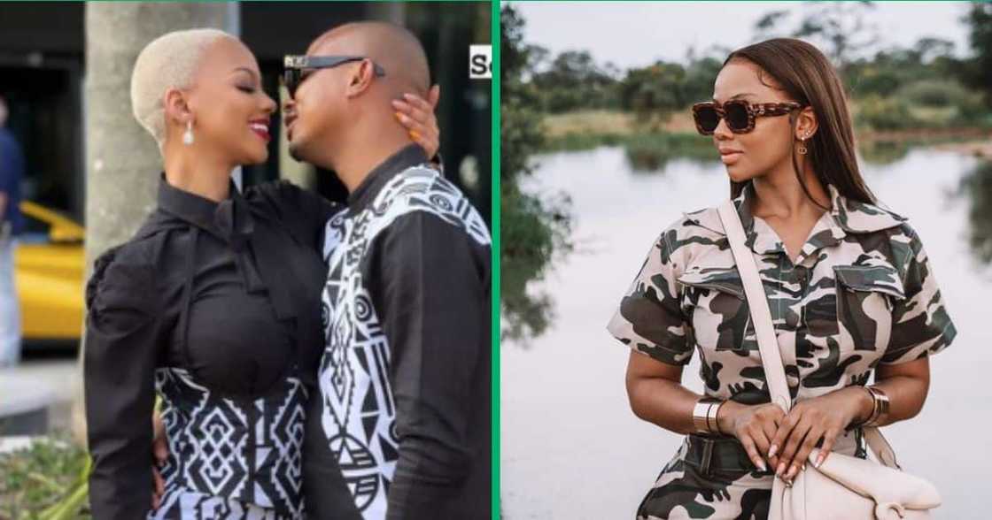 Mihlali Ndamase's boyfriend spotted kissing another woman Mihlali Ndamase's boyfriend spotted kissing another woman