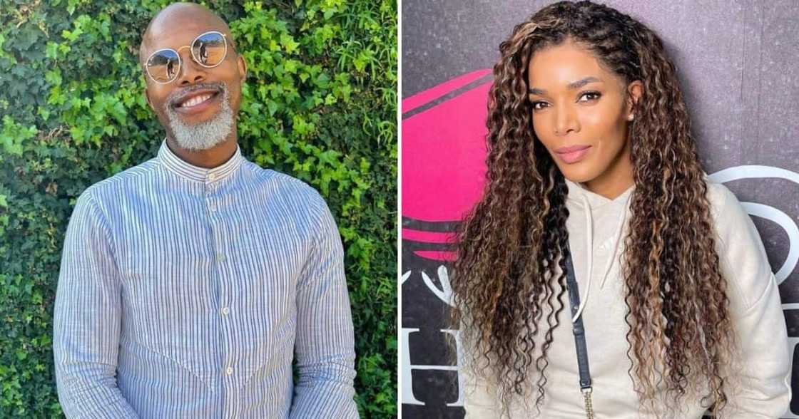 Thapelo Mokoena and Connie Ferguson Thapelo Mokoena and Connie Ferguson