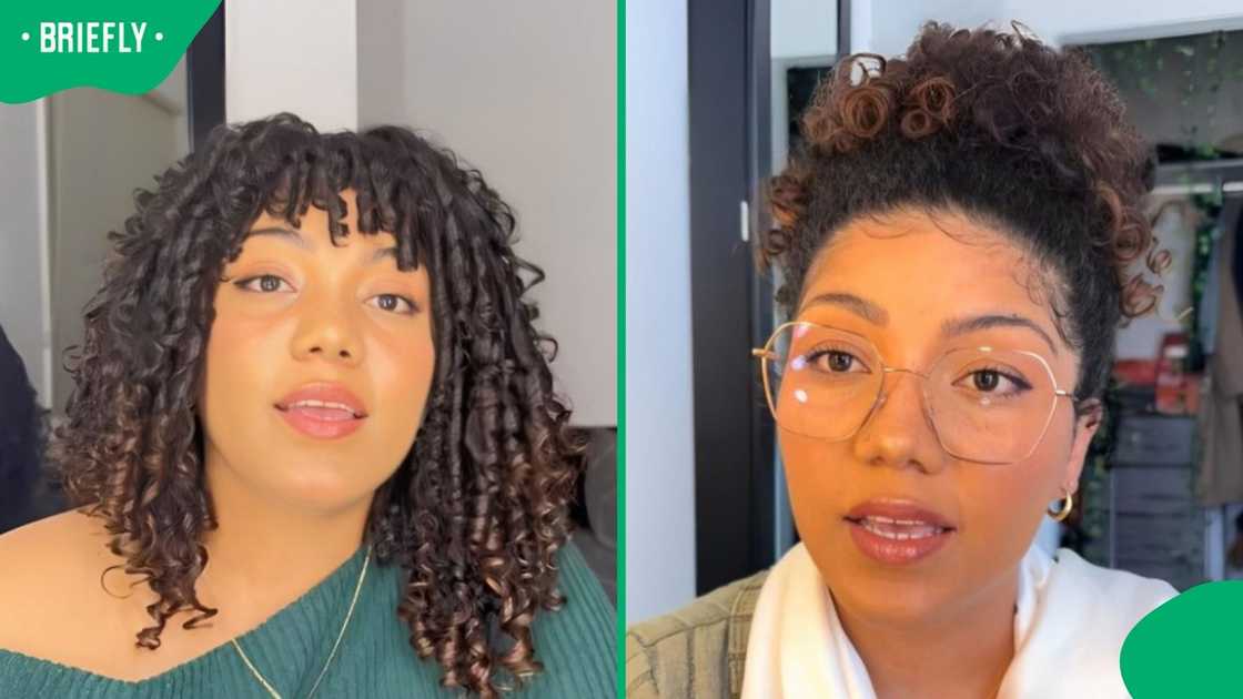 A woman shared her ancestry DNA test results. A woman shared her ancestry DNA test results.