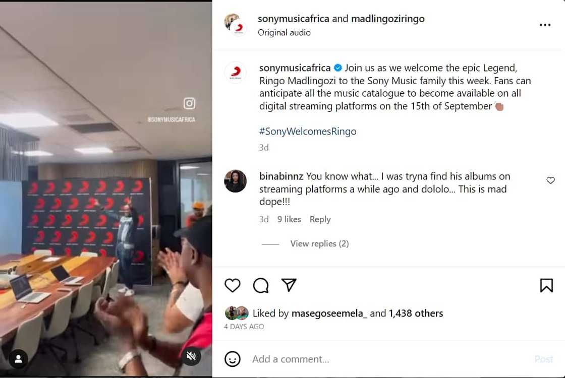 Ringo Madlingozi: The 'Sondela' Hitmaker signed deal with Sony Music Entertainment Ringo Madlingozi: The 'Sondela' Hitmaker signed deal with Sony Music Entertainment