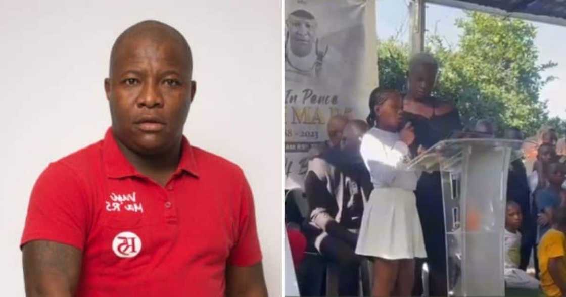 Vusi Ma R5 's daughter broke down in tears Vusi Ma R5 's daughter broke down in tears
