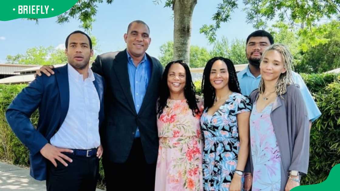 Mary Joan Martelly and George Foreman's family Mary Joan Martelly and George Foreman's family