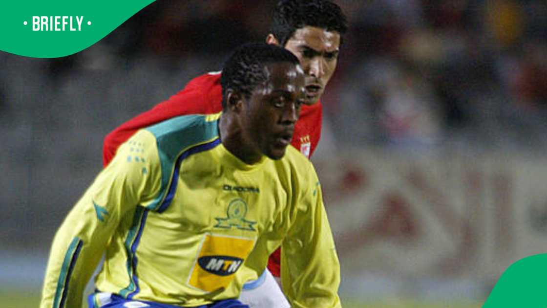 Mamelodi Sundowns' player Lerato Mpho Chabangu during their Confederation Africaine De Football (CAF) Champions league football match in Cairo, 20 April 2007. Mamelodi Sundowns' player Lerato Mpho Chabangu during their Confederation Africaine De Football (CAF) Champions league football match in Cairo, 20 April 2007.