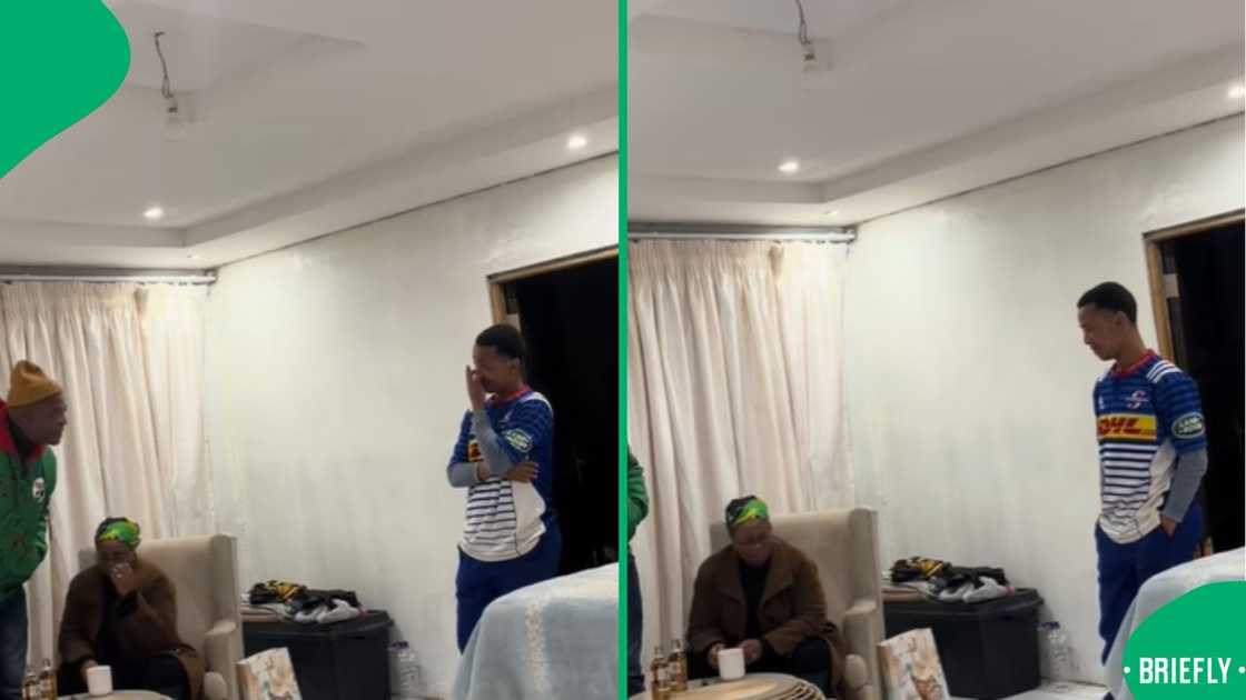 Xhosa mom reacts to prank Xhosa mom reacts to prank