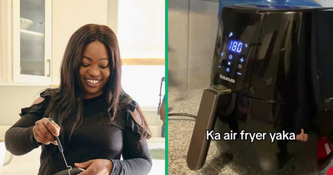 Airfryer in TikTok video to cook gizzards