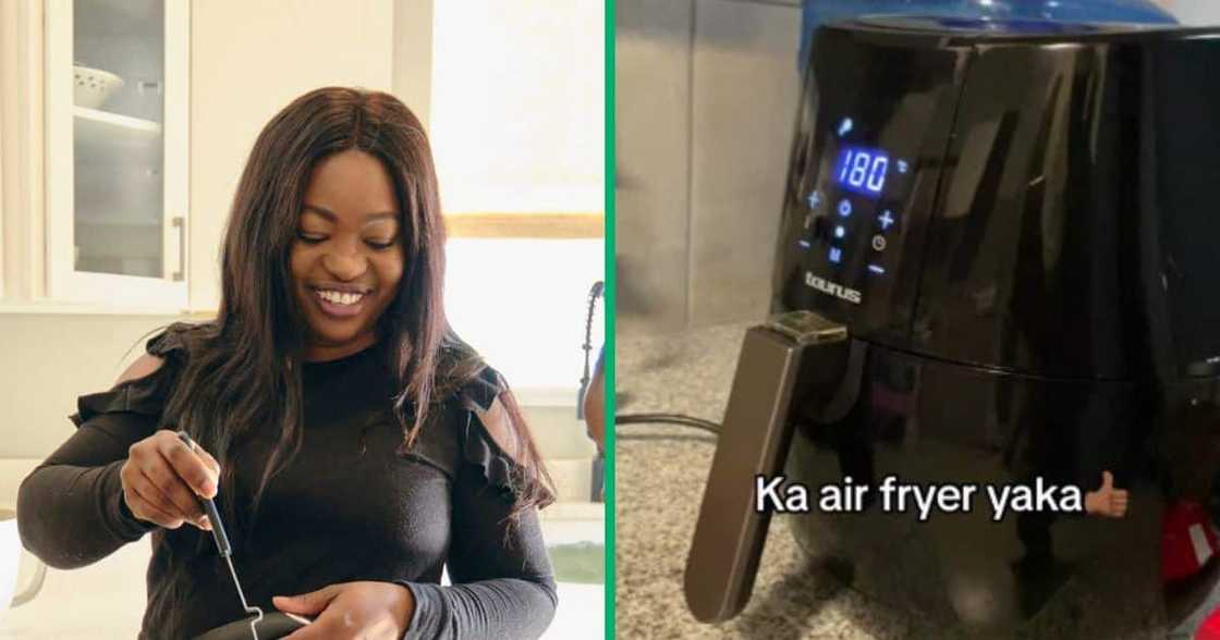 Airfryer in TikTok video to cook gizzards Airfryer in TikTok video to cook gizzards