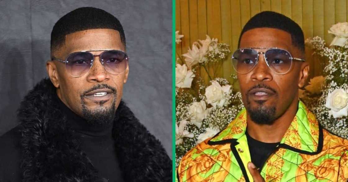 Jamie Foxx seen waving at fans after illness. Jamie Foxx seen waving at fans after illness.