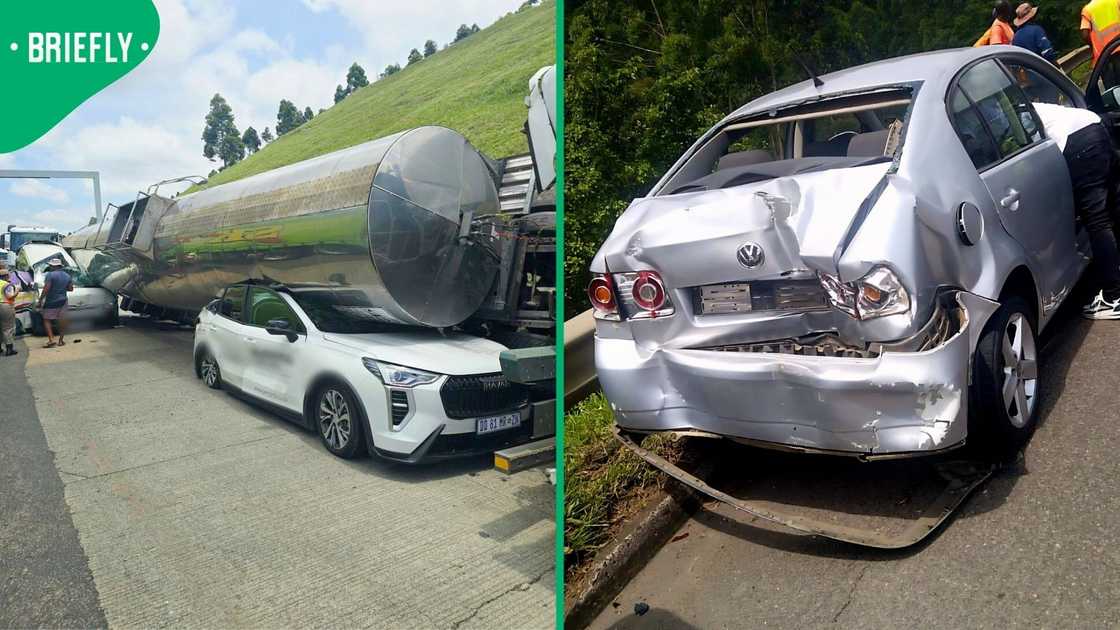 Trucks were involved in two separate crashes on the N3 in KwaZulu-Natal Trucks were involved in two separate crashes on the N3 in KwaZulu-Natal