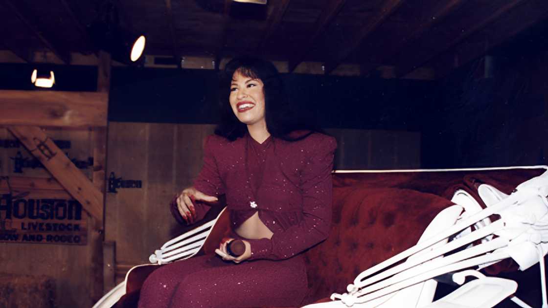 American singer Selena at the Houston Astrodome, Houston, Texas on 26 February 1995. American singer Selena at the Houston Astrodome, Houston, Texas on 26 February 1995.