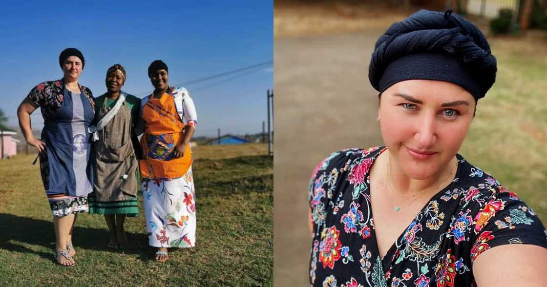 Proud white woman embraces her Zulu husband's culture completely Proud white woman embraces her Zulu husband's culture completely