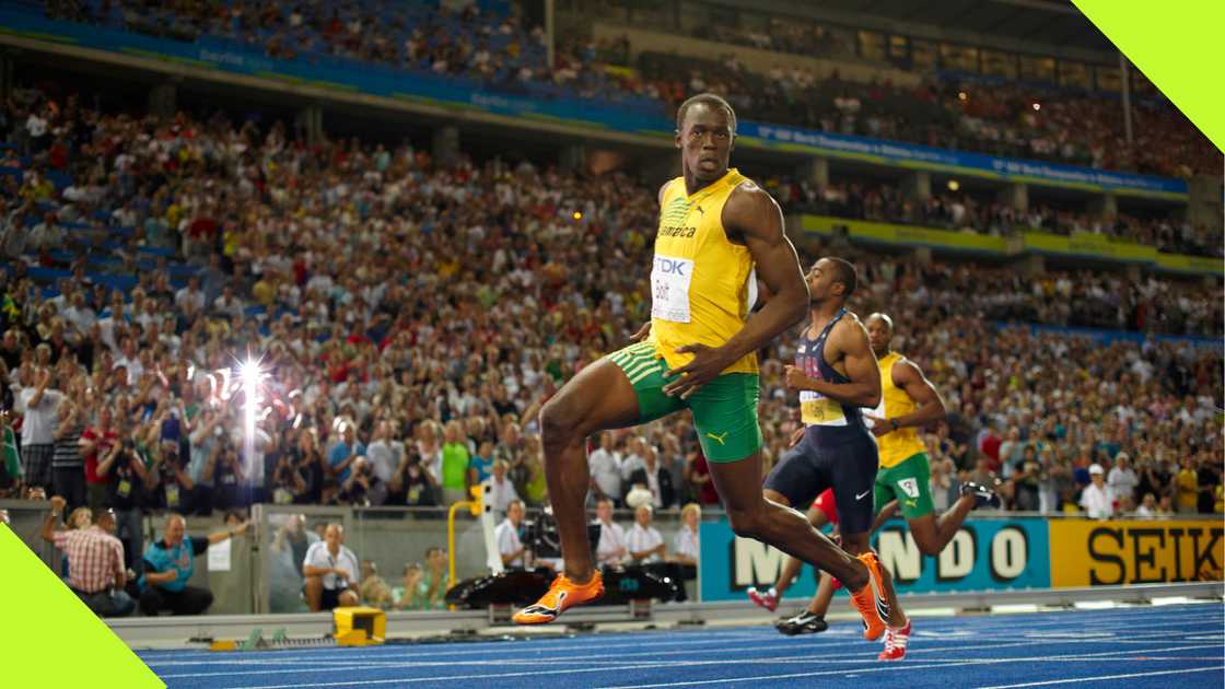 Usain Bolt holds the three fastest 100m times, and only one has been broken Usain Bolt holds the three fastest 100m times, and only one has been broken