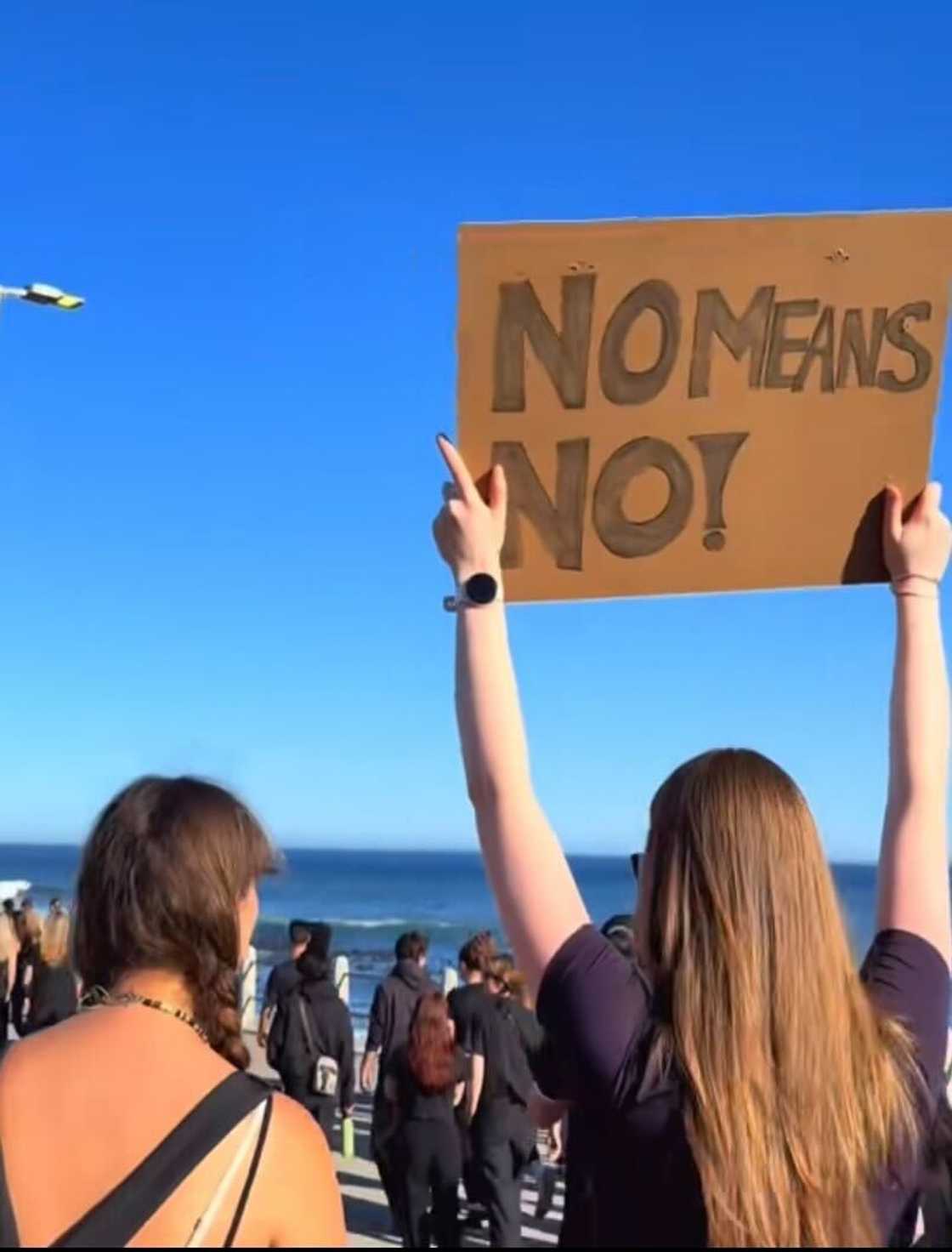 Across South Africa, people stood together in the battle against gender-based violence during the march.
