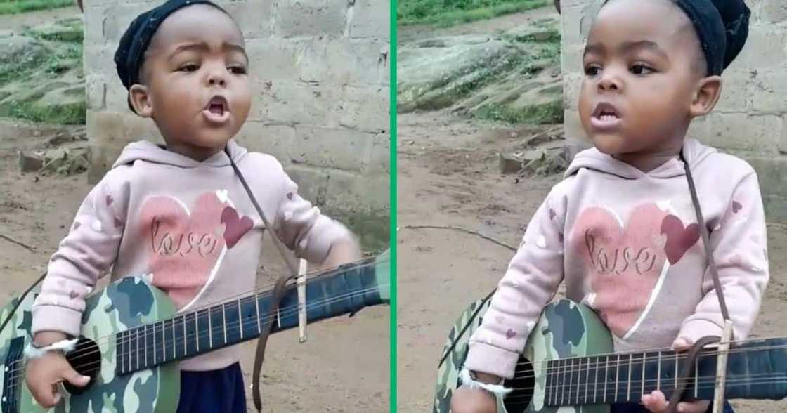 A Zulu girl melted hearts with her singing A Zulu girl melted hearts with her singing
